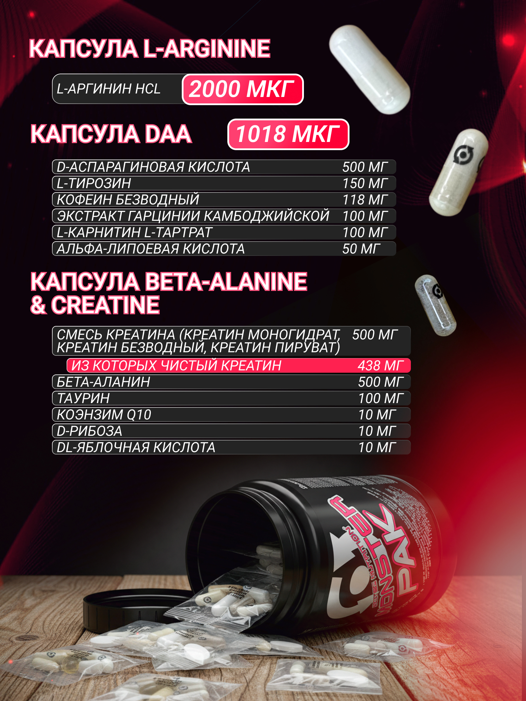 Scitec Nutrition Monster pak 40 пак.
