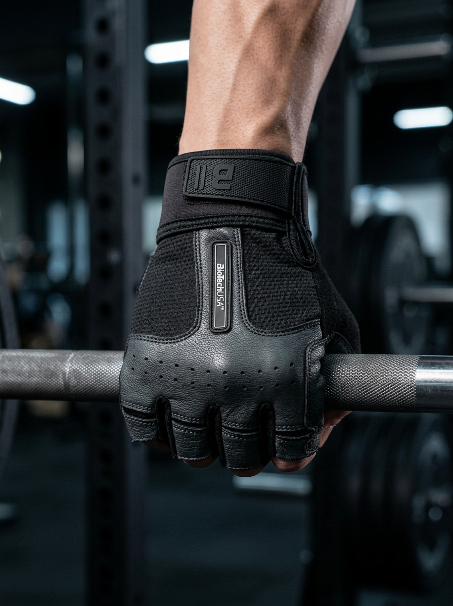 BioTechUSA Toronto gloves black (Тренировочные перчатки)