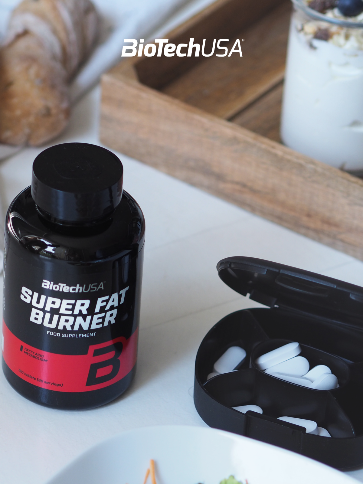 BioTechUSA Таблетница Pillbox Black