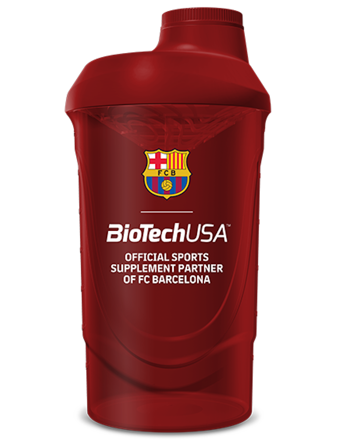 BioTechUSA шейкер FC Barcelona 600 мл. (Красный)