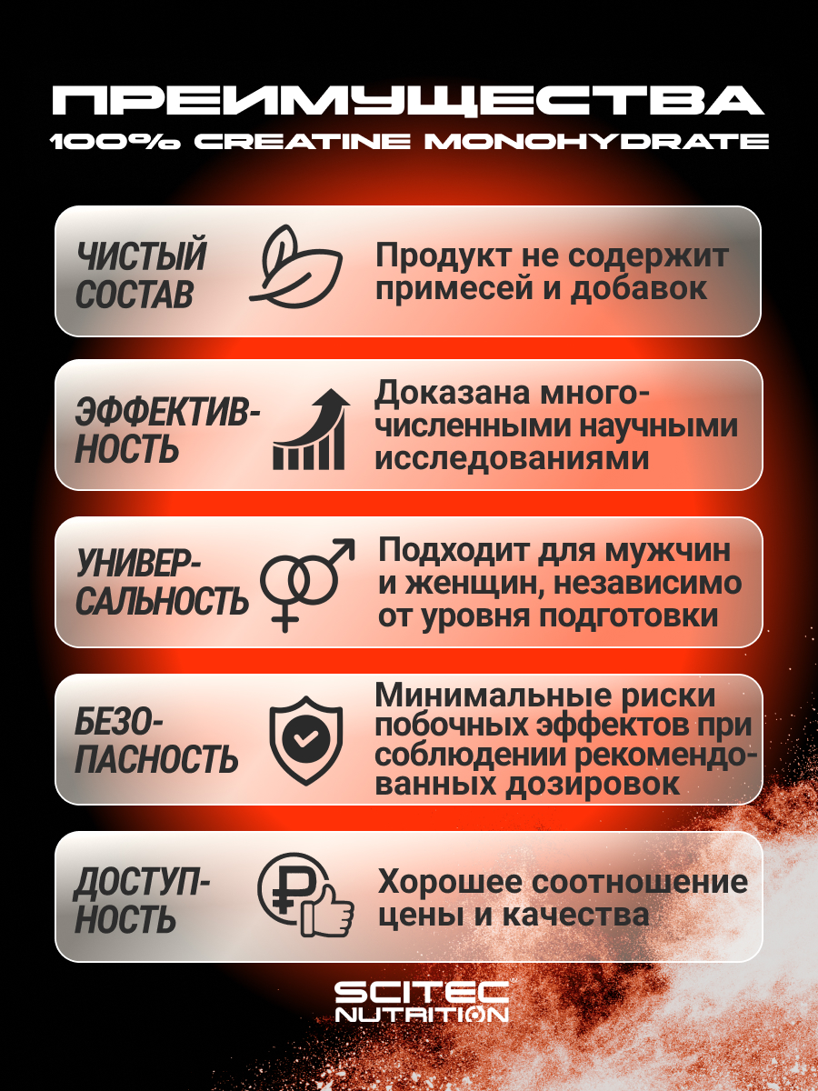 Scitec Nutrition 100% Creatinе Monohydrate 500 г (Банка)