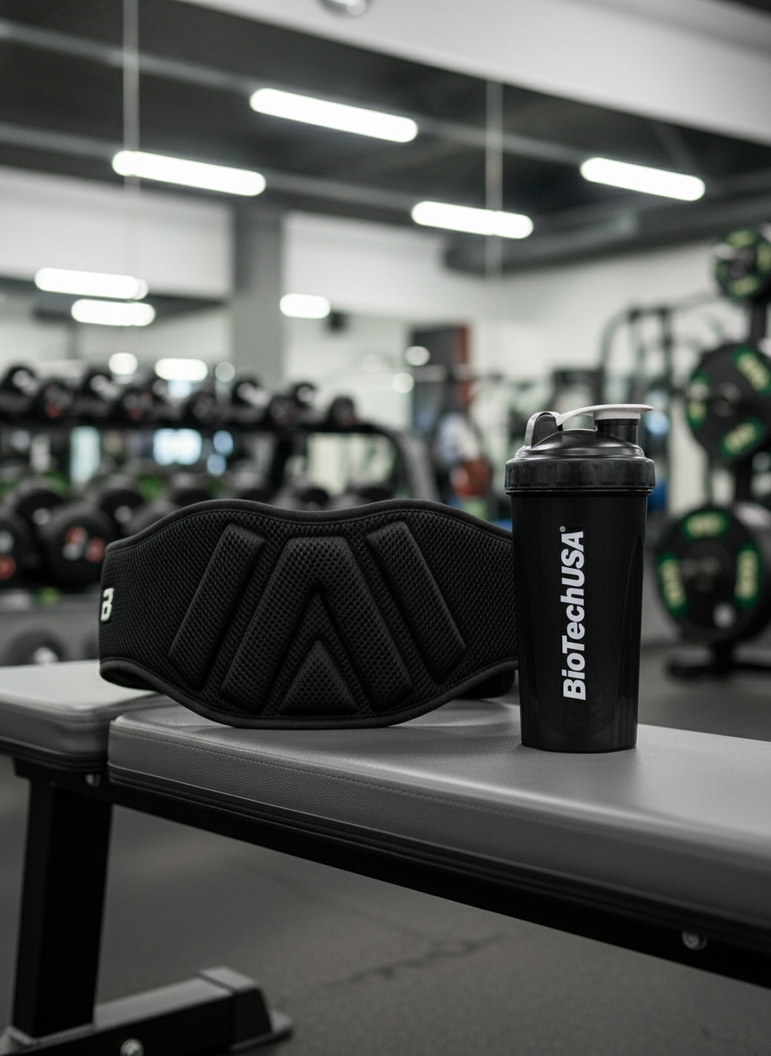 BiotechUSA Fitness velcro belt (Пояс для тренировок с текстильной застежкой)