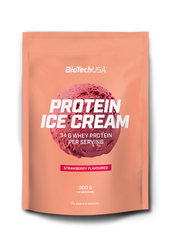 BioTechUSA Protein Ice Cream 500 г. (Клубника)