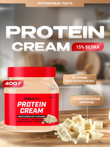 BioTechUSA Protein Cream 400 г. (Белый шоколад)
