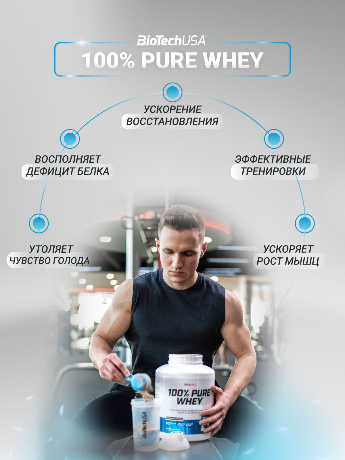 BioTechUSA 100% Pure Whey 2000 г.