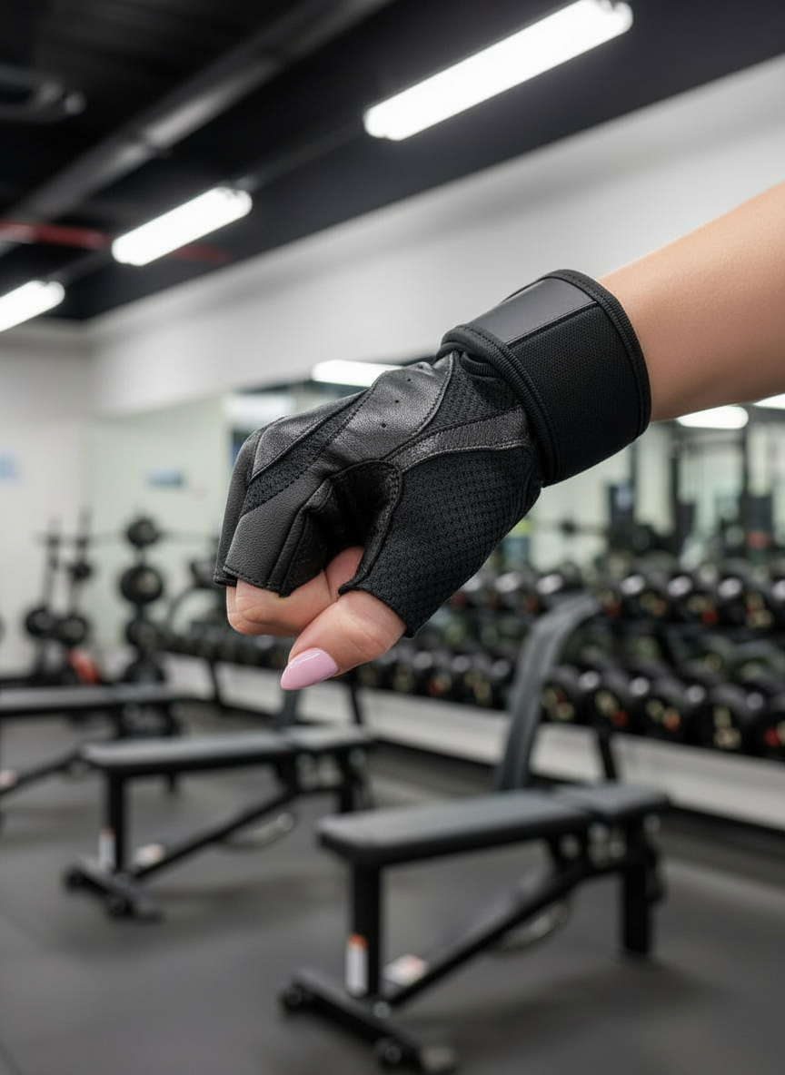 BiotechUSA MARY wrist support leather gloves (Женские тренировочные кожаные перчатки)