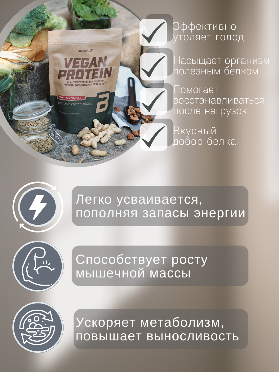BioTechUSA Vegan Protein 500 г.