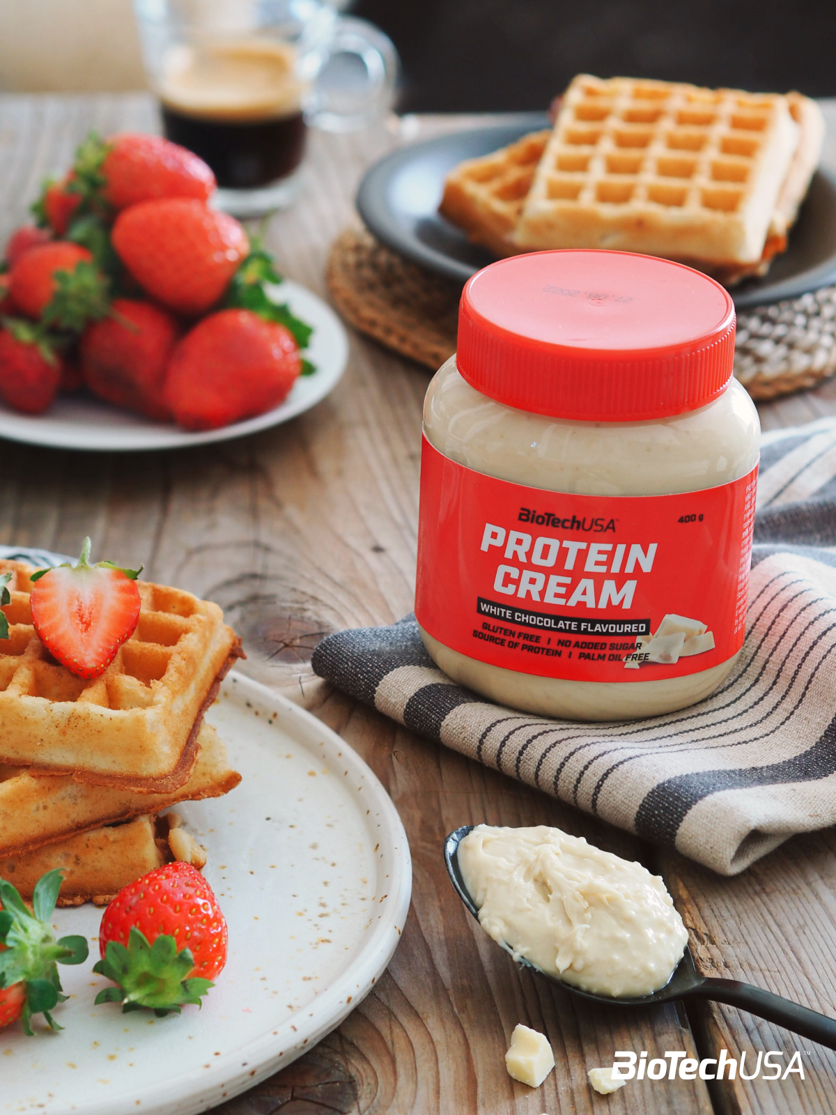 BioTechUSA Protein Cream 400 г. (Белый шоколад)