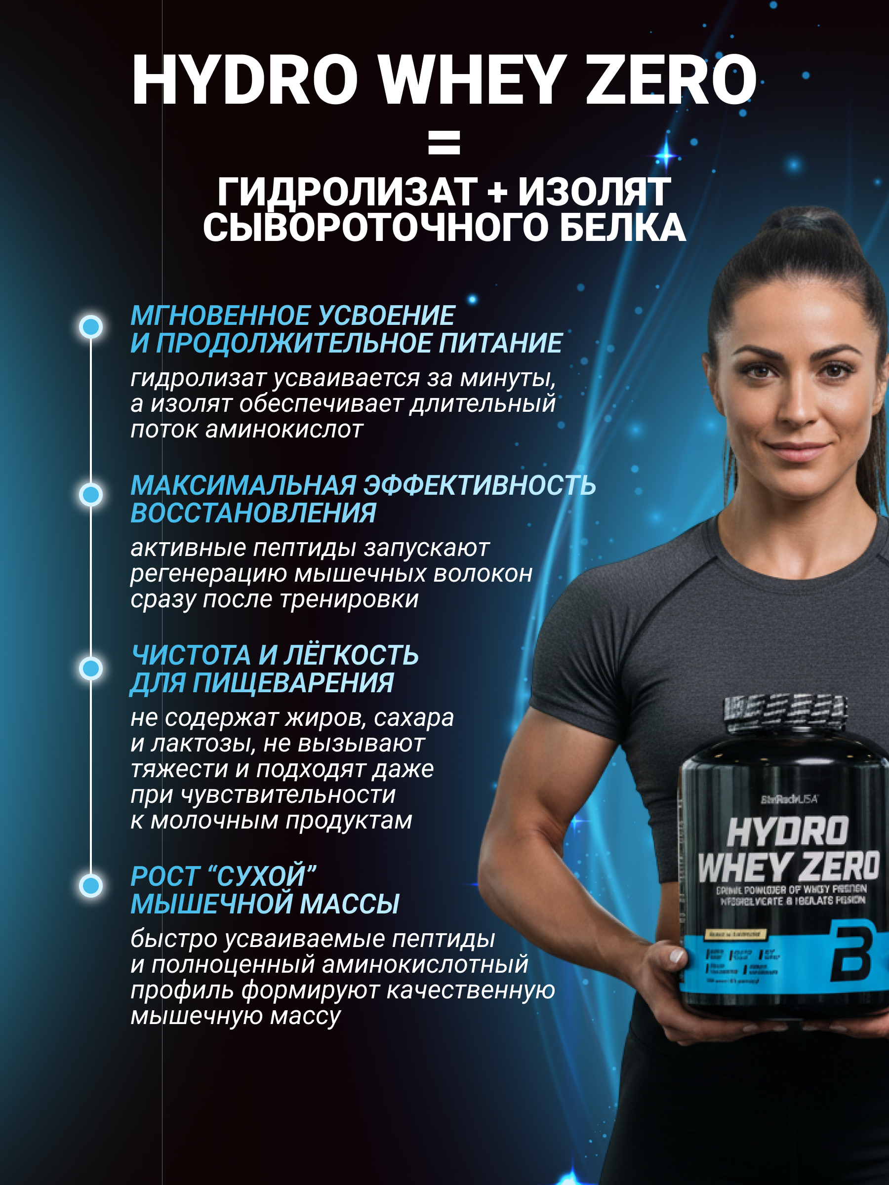 BioTechUSA Hydro Whey Zero 1816 г. (Ваниль)