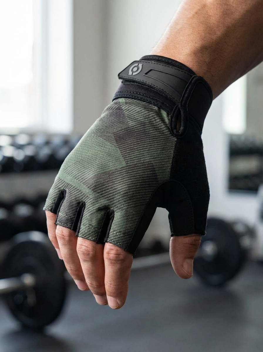 Scitec Nutrition перчатки GREEN Style gloves (Размер L)