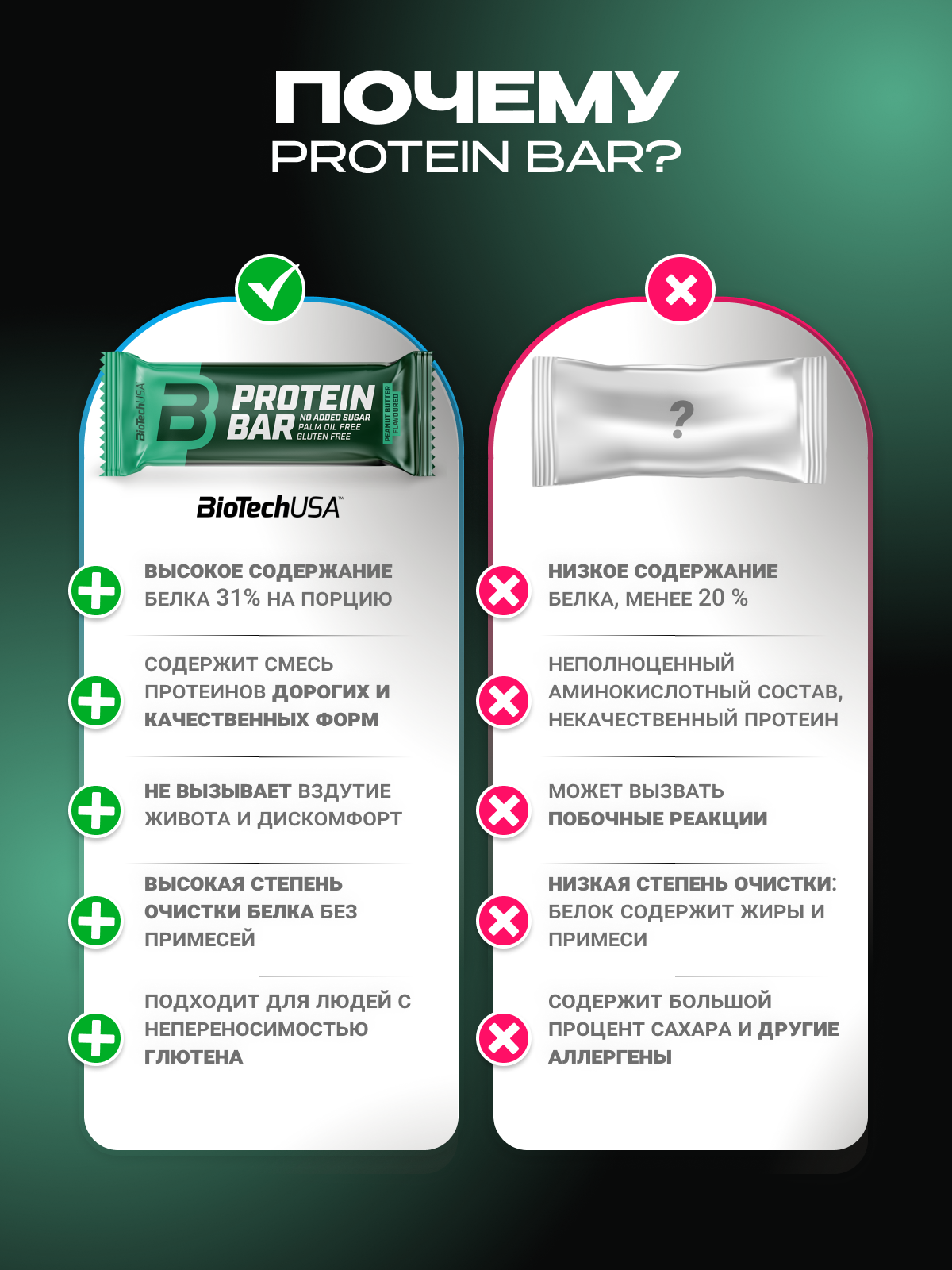 BioTechUSA Protein bar 16х70 г. (Арахисовая паста)