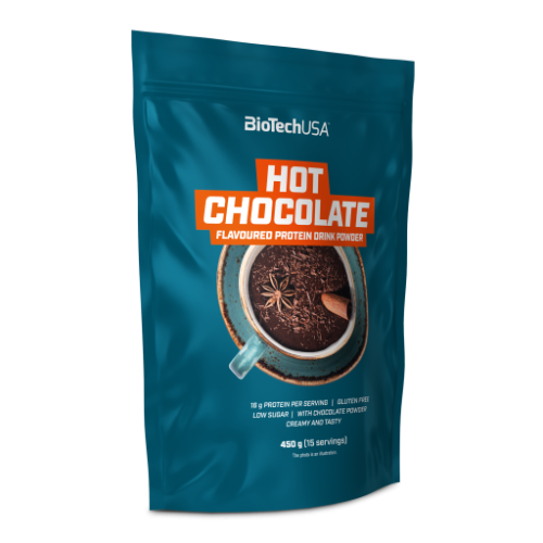 BioTechUSA Hot Chocolate flavoured protein drink powder 450 г