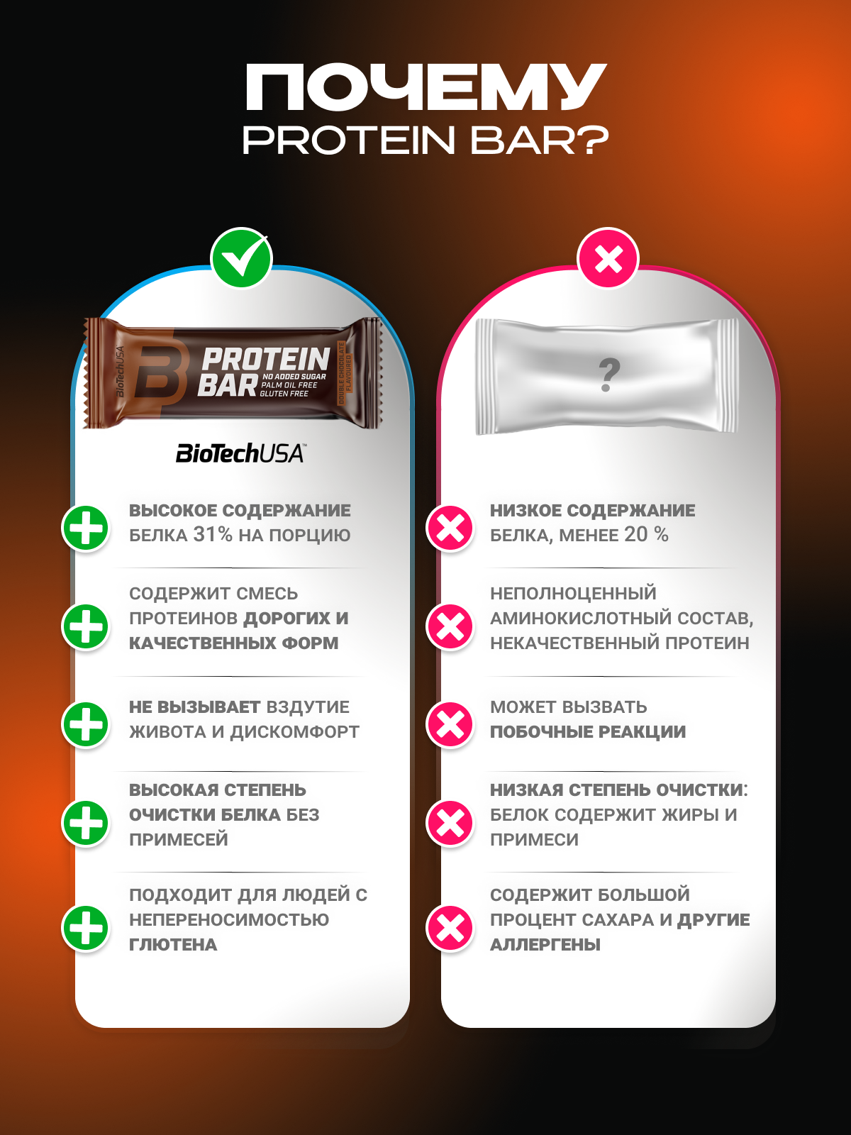 BioTechUSA Protein bar 16х70 г. (Двойной шоколад)