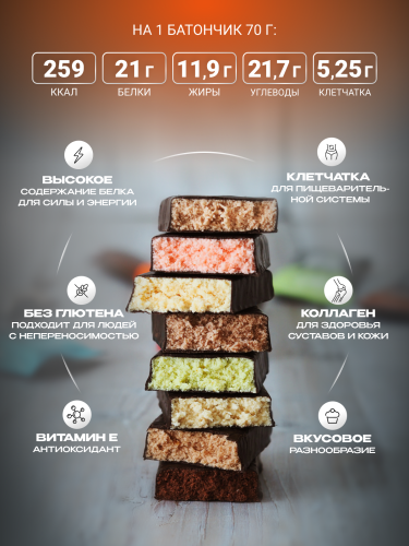 BioTechUSA Protein bar 16х70 г. (Двойной шоколад)