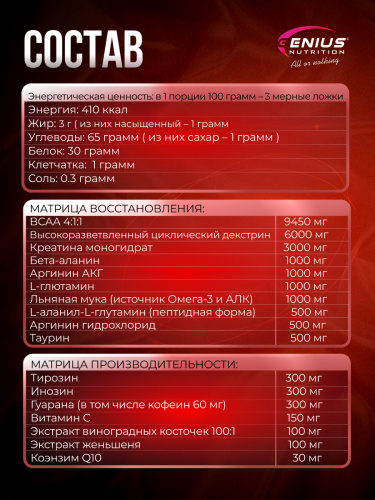 Genius Nutrition iMass 2500 г