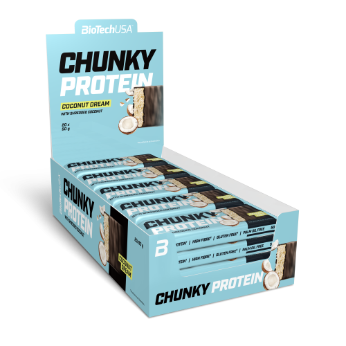 BiotechUSA Chunck Protein 20*50 г. (Кокосовая мечта)