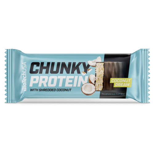 BiotechUSA Chunck Protein 20*50 г. (Кокосовая мечта)