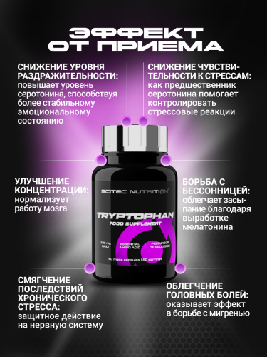 Scitec Nutrition Tryptophan 60 капс.